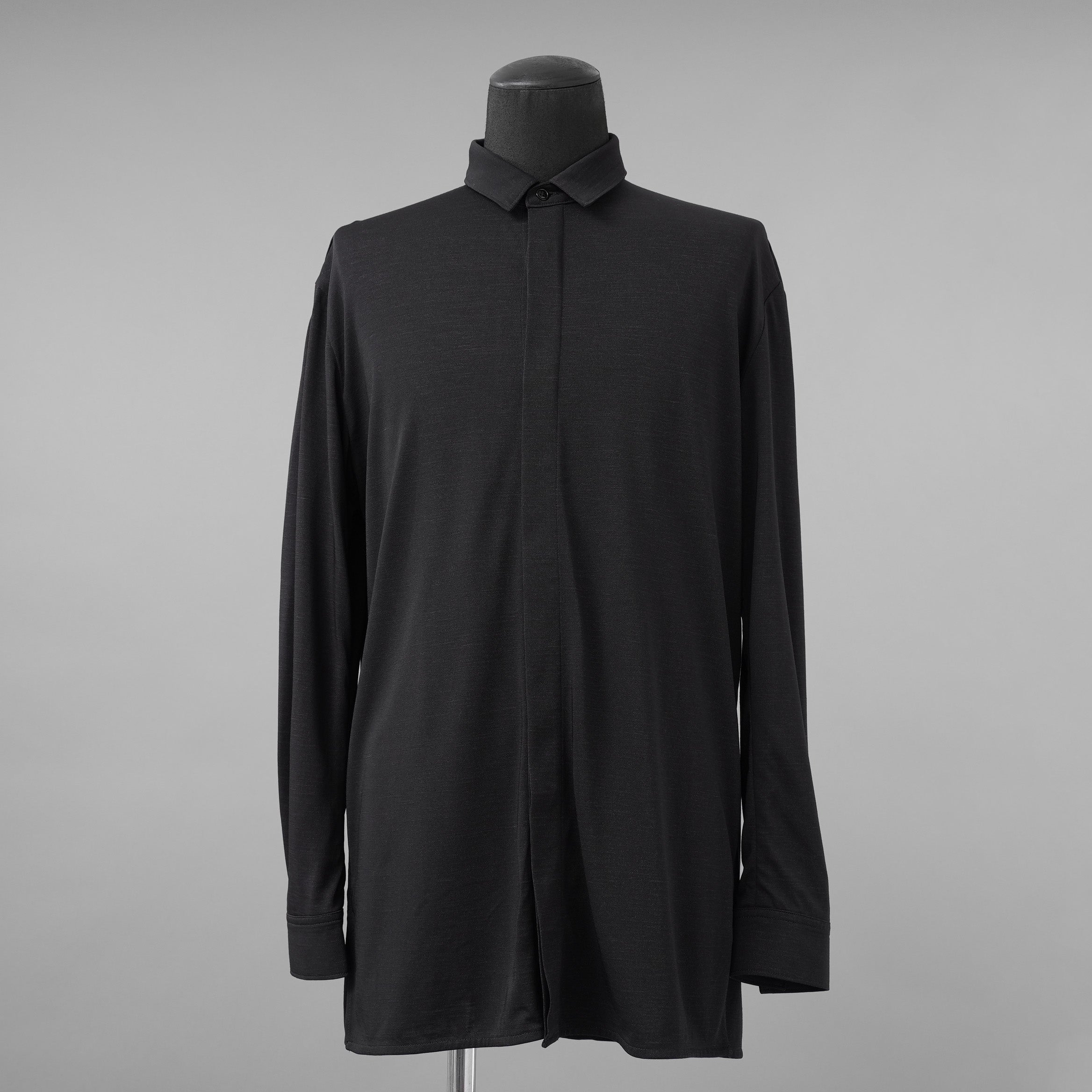 MIDERI ミデリ / 美品 23SS 長袖シャツ / 元sacai 出身 / 2301-003 / size 2 (BLACK)