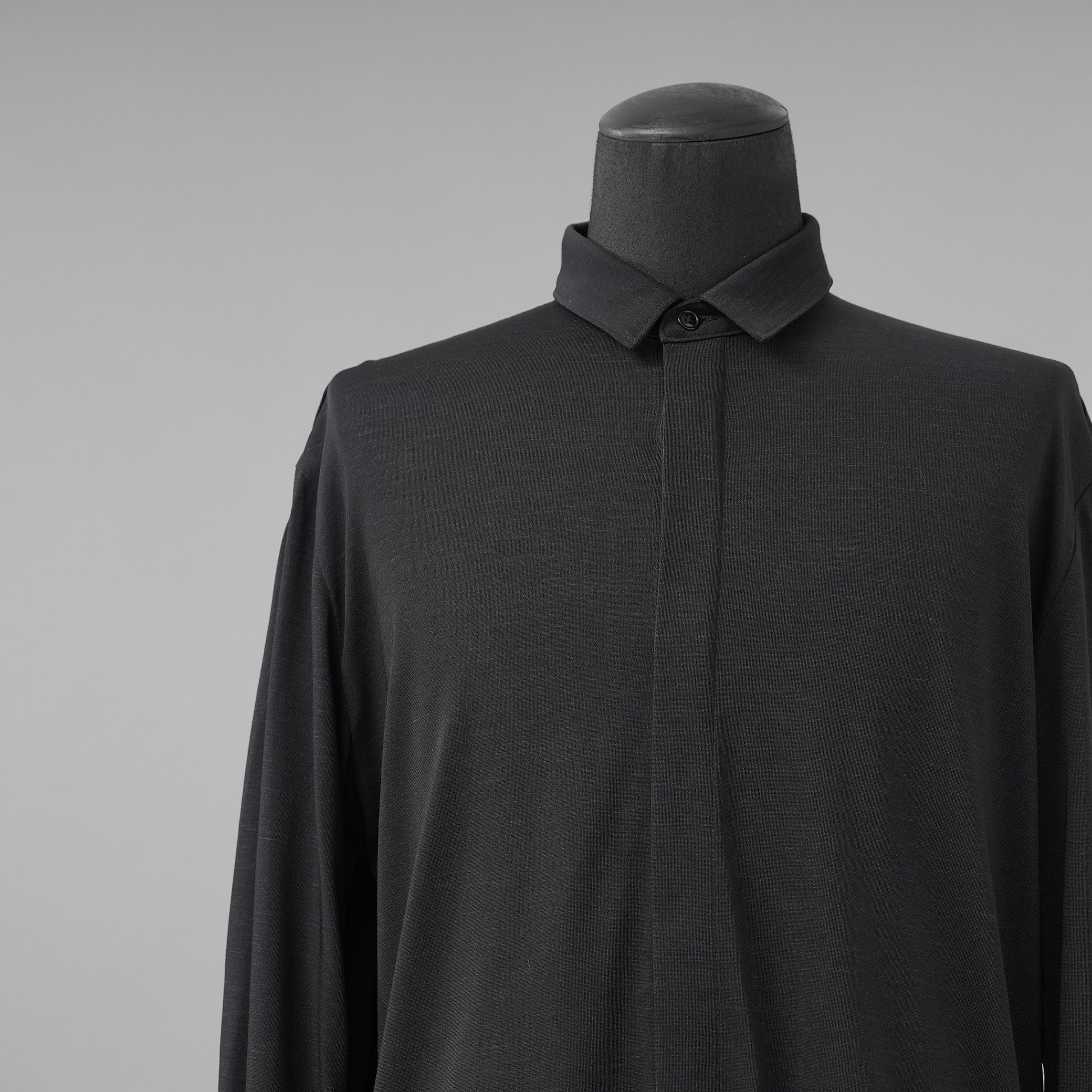 MIDERI ミデリ / 美品 23SS 長袖シャツ / 元sacai 出身 / 2301-003 / size 2 (BLACK)