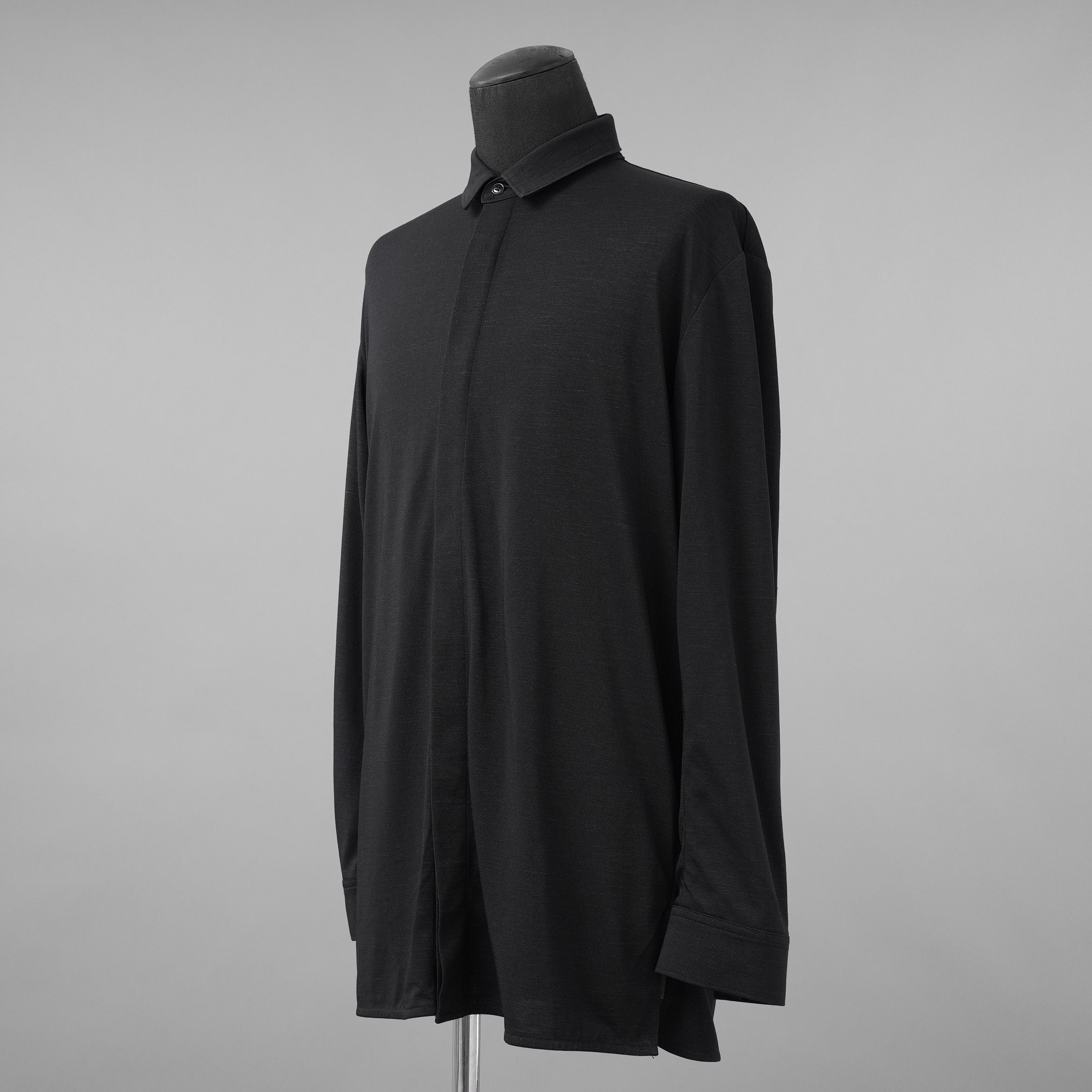 MIDERI ミデリ / 美品 23SS 長袖シャツ / 元sacai 出身 / 2301-003 / size 2 (BLACK)