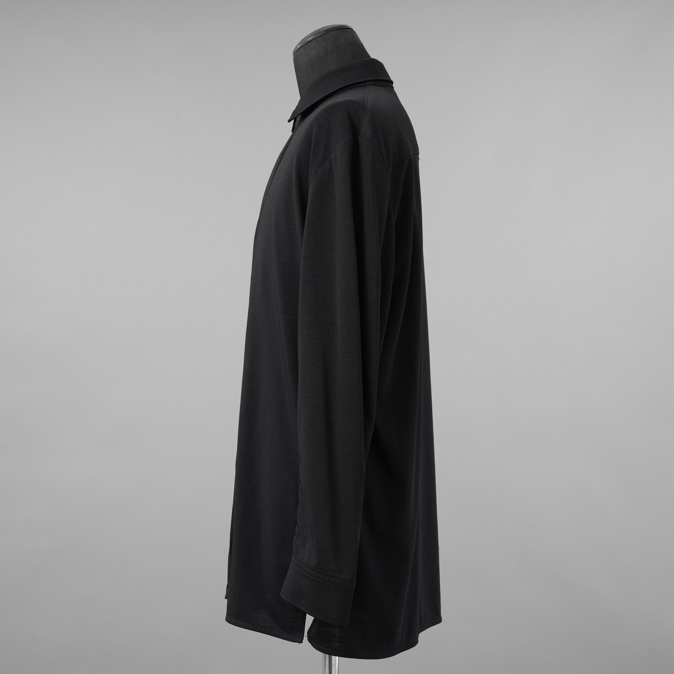 MIDERI ミデリ / 美品 23SS 長袖シャツ / 元sacai 出身 / 2301-003 / size 2 (BLACK)
