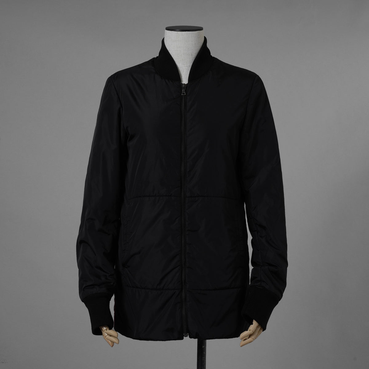 PRADA SPORT プラダ スポーツ / GORE-TEX ロング ナイロンコート 3WAYコート アウター / 280211 / size 38 (BLACK) 352077-yng