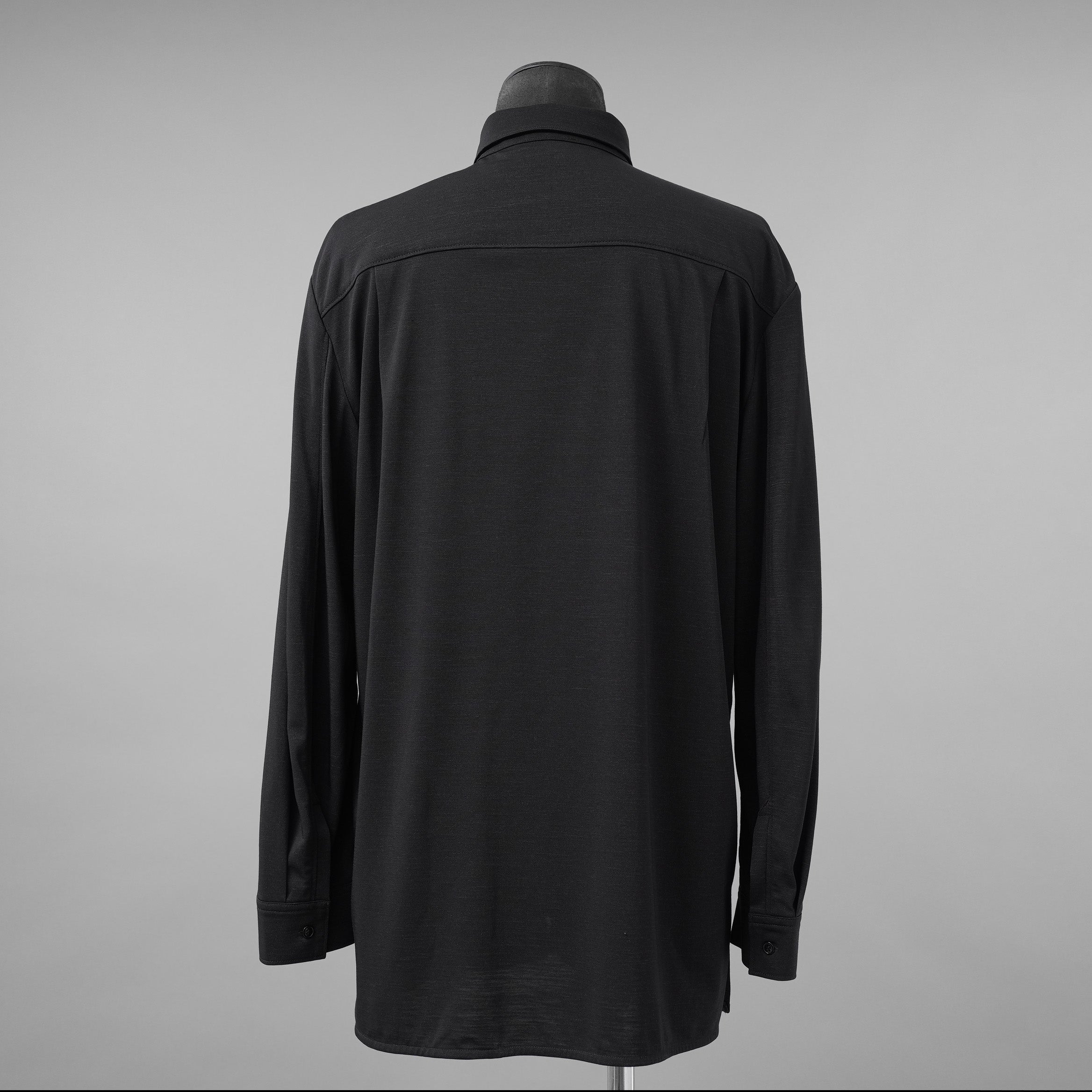 MIDERI ミデリ / 美品 23SS 長袖シャツ / 元sacai 出身 / 2301-003 / size 2 (BLACK)