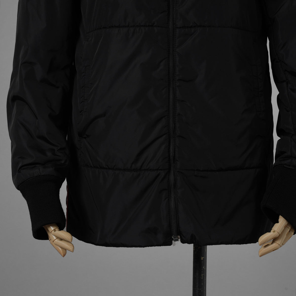 PRADA SPORT プラダ スポーツ / GORE-TEX ロング ナイロンコート 3WAYコート アウター / 280211 / size 38 (BLACK) 352077-yng