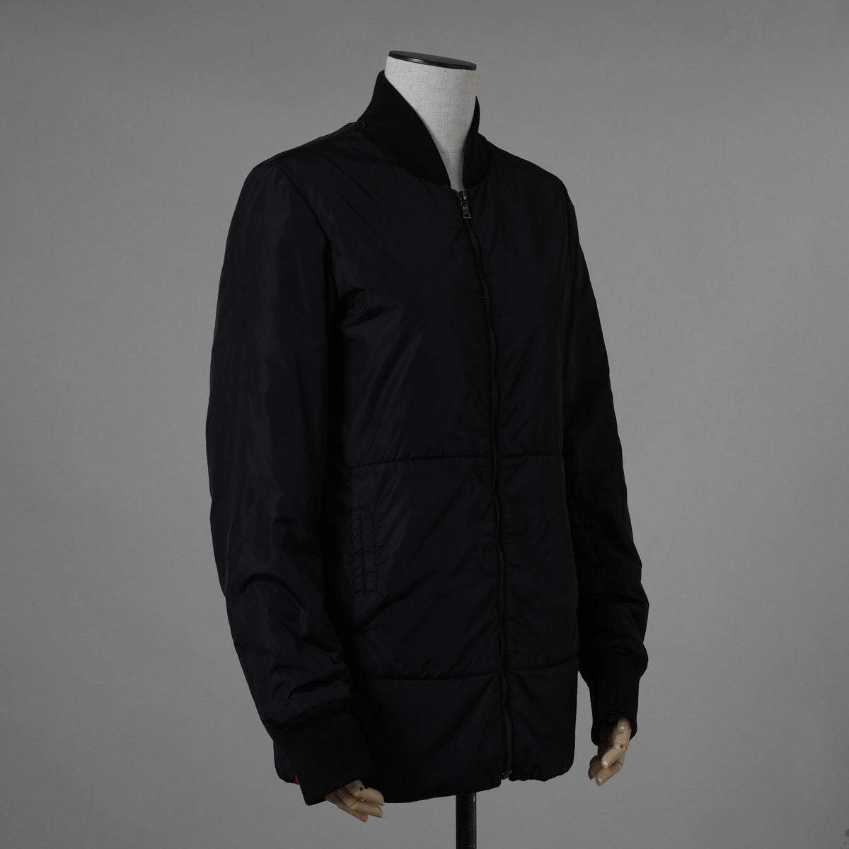 PRADA SPORT プラダ スポーツ / GORE-TEX ロング ナイロンコート 3WAYコート アウター / 280211 / size 38 (BLACK) 352077-yng