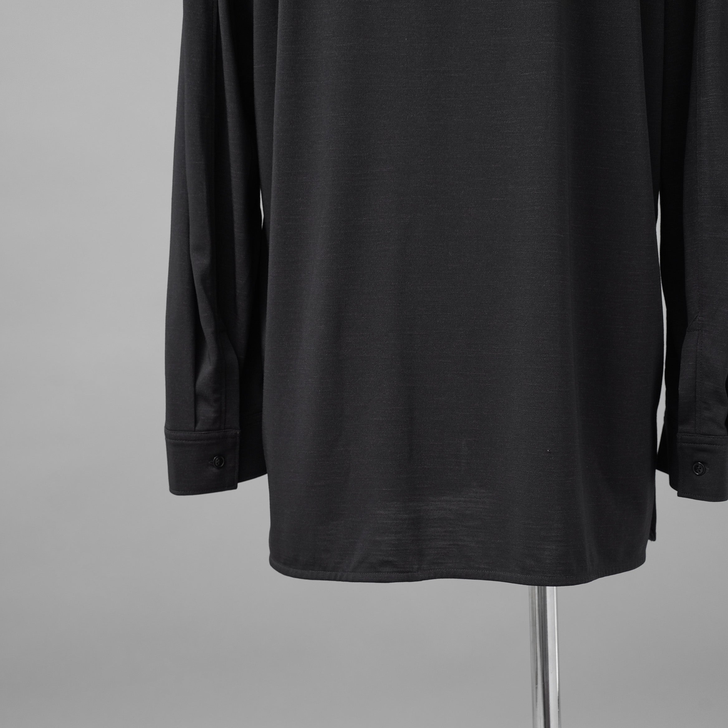 MIDERI ミデリ / 美品 23SS 長袖シャツ / 元sacai 出身 / 2301-003 / size 2 (BLACK)