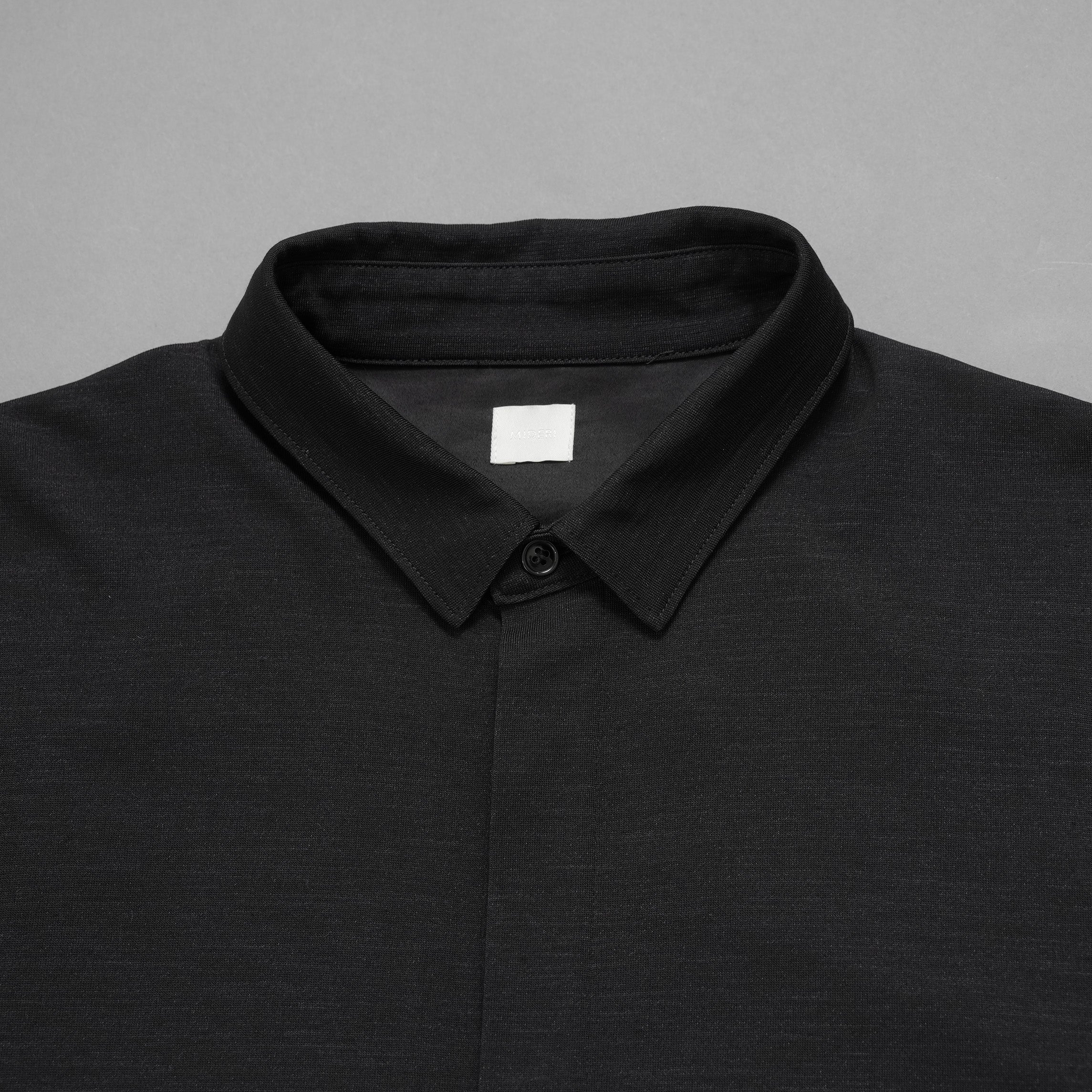 MIDERI ミデリ / 美品 23SS 長袖シャツ / 元sacai 出身 / 2301-003 / size 2 (BLACK)