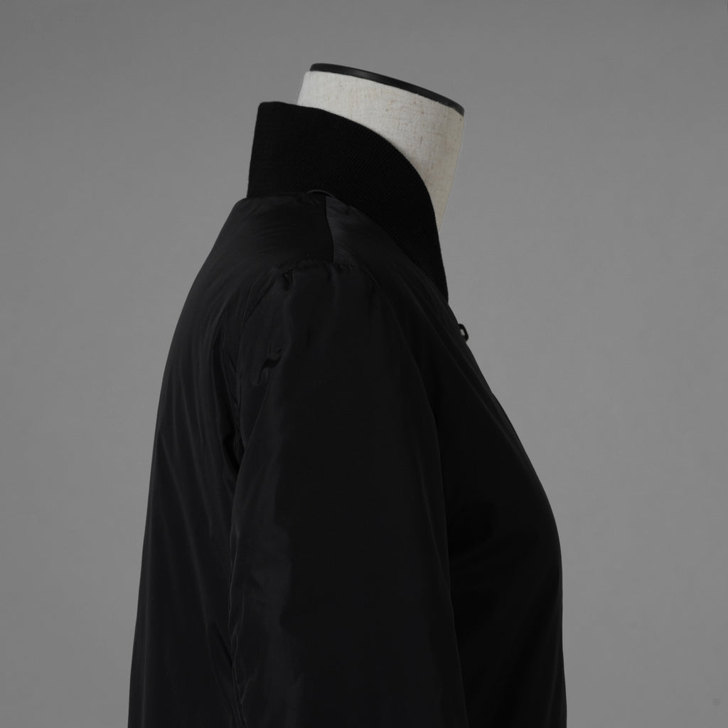 PRADA SPORT プラダ スポーツ / GORE-TEX ロング ナイロンコート 3WAYコート アウター / 280211 / size 38 (BLACK) 352077-yng