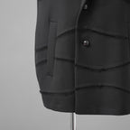 NAMACHEKO ナマチェコ / 美品 24SS ノースリーブ ロング ジャケット BACKBLAZER / NS24 302 N2039 / size XS (BLACK)