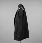 NAMACHEKO ナマチェコ / 美品 24SS ノースリーブ ロング ジャケット BACKBLAZER / NS24 302 N2039 / size XS (BLACK)