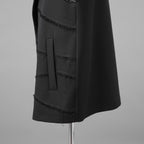 NAMACHEKO ナマチェコ / 美品 24SS ノースリーブ ロング ジャケット BACKBLAZER / NS24 302 N2039 / size XS (BLACK)