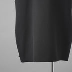 NAMACHEKO ナマチェコ / 美品 24SS ノースリーブ ロング ジャケット BACKBLAZER / NS24 302 N2039 / size XS (BLACK)