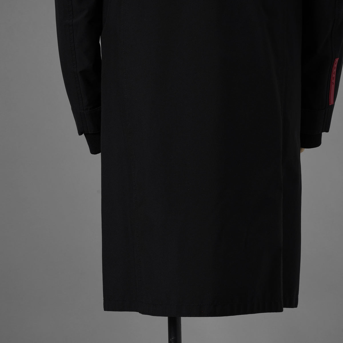 PRADA SPORT プラダ スポーツ / GORE-TEX ロング ナイロンコート 3WAYコート アウター / 280211 / size 38 (BLACK) 352077-yng