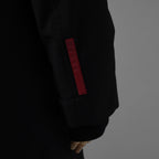 PRADA SPORT プラダ スポーツ / GORE-TEX ロング ナイロンコート 3WAYコート アウター / 280211 / size 38 (BLACK) 352077-yng