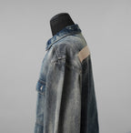 Rick Owens DRKSHDW ダークシャドウ / 美品 24SS LIDO / Denim Jumbo Outershirt デニム アウターシャツ / 長袖シャツ / DU01D1753-HU / size S (Hustler) INDIGO
