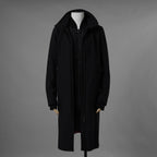 PRADA SPORT プラダ スポーツ / GORE-TEX ロング ナイロンコート 3WAYコート アウター / 280211 / size 38 (BLACK) 352077-yng