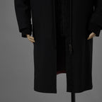 PRADA SPORT プラダ スポーツ / GORE-TEX ロング ナイロンコート 3WAYコート アウター / 280211 / size 38 (BLACK) 352077-yng