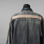 Rick Owens DRKSHDW ダークシャドウ / 美品 24SS LIDO / Denim Jumbo Outershirt デニム アウターシャツ / 長袖シャツ / DU01D1753-HU / size S (Hustler) INDIGO