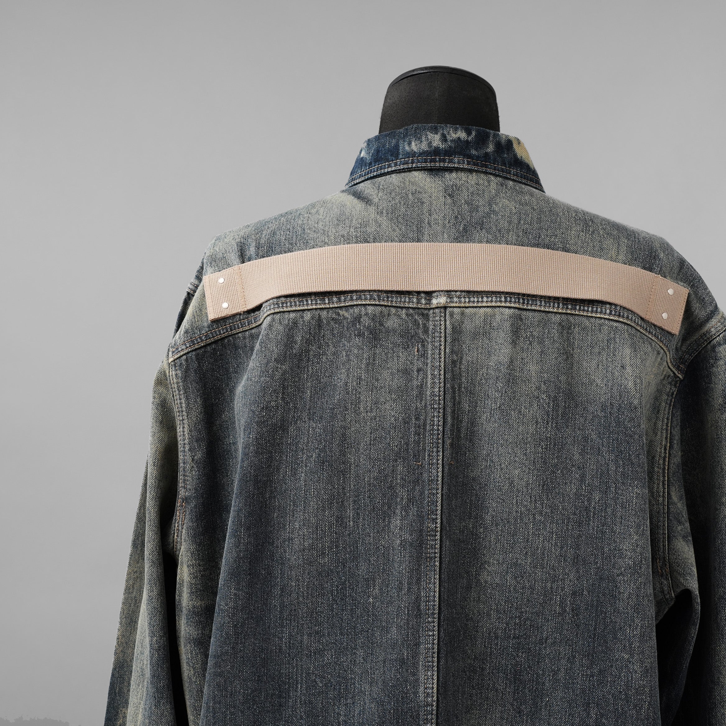 Rick Owens DRKSHDW ダークシャドウ / 美品 24SS LIDO / Denim Jumbo Outershirt デニム アウターシャツ / 長袖シャツ / DU01D1753-HU / size S (Hustler) INDIGO
