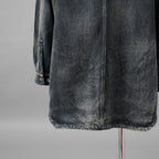 Rick Owens DRKSHDW ダークシャドウ / 美品 24SS LIDO / Denim Jumbo Outershirt デニム アウターシャツ / 長袖シャツ / DU01D1753-HU / size S (Hustler) INDIGO
