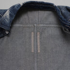 Rick Owens DRKSHDW ダークシャドウ / 美品 24SS LIDO / Denim Jumbo Outershirt デニム アウターシャツ / 長袖シャツ / DU01D1753-HU / size S (Hustler) INDIGO