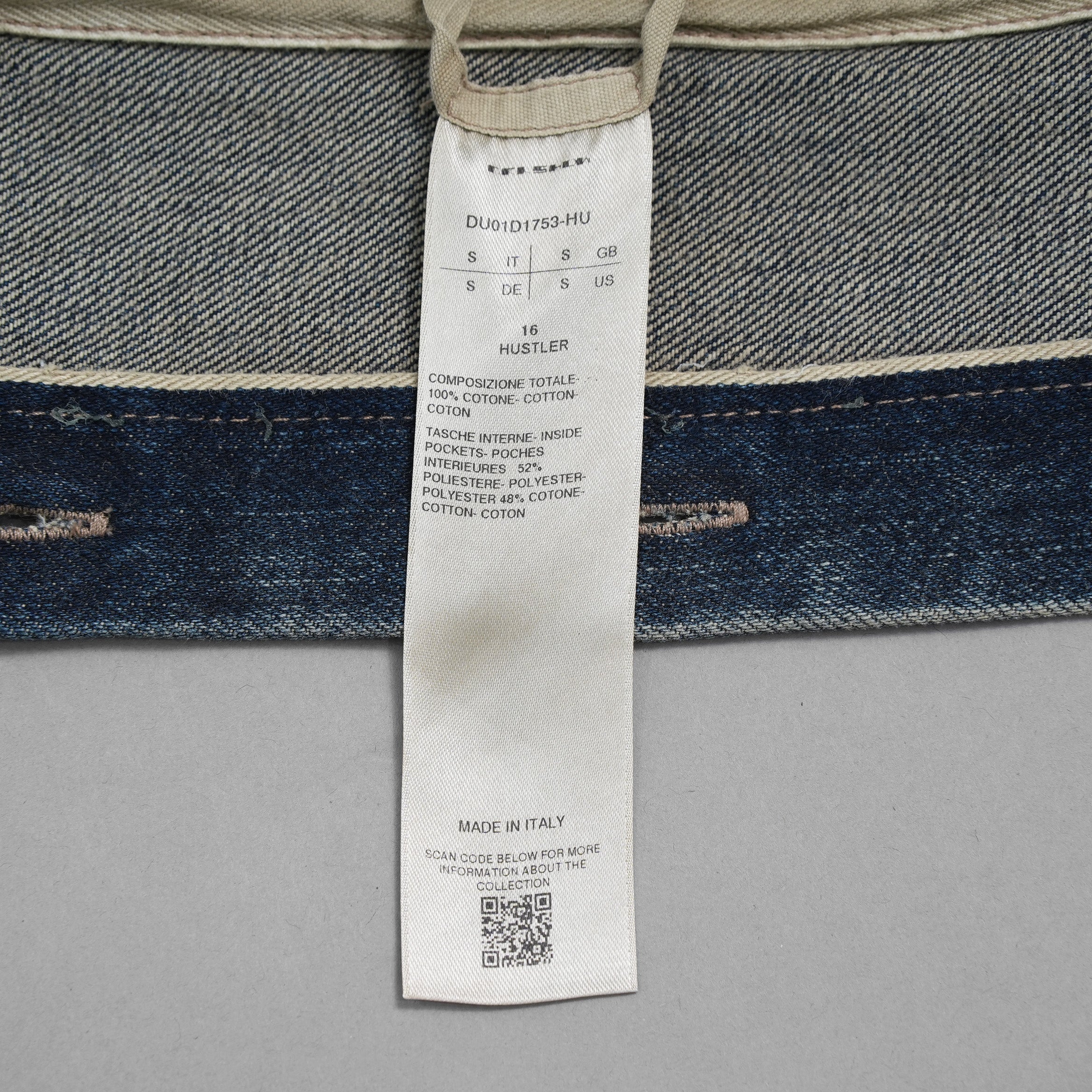 Rick Owens DRKSHDW ダークシャドウ / 美品 24SS LIDO / Denim Jumbo Outershirt デニム アウターシャツ / 長袖シャツ / DU01D1753-HU / size S (Hustler) INDIGO