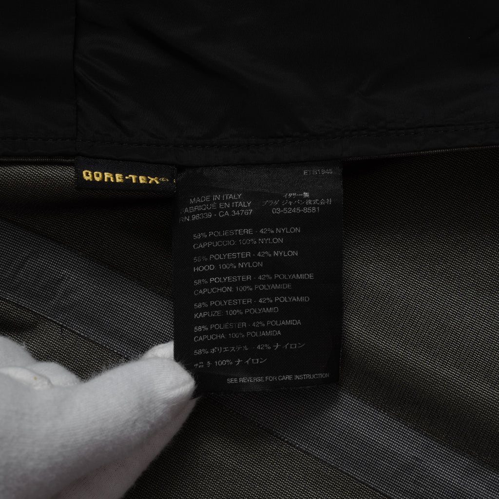 PRADA SPORT プラダ スポーツ / GORE-TEX ロング ナイロンコート 3WAYコート アウター / 280211 / size 38 (BLACK) 352077-yng