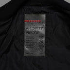 PRADA SPORT プラダ スポーツ / GORE-TEX ロング ナイロンコート 3WAYコート アウター / 280211 / size 38 (BLACK) 352077-yng