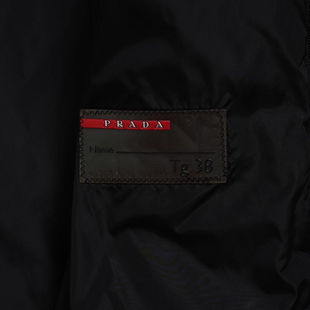 PRADA SPORT プラダ スポーツ / GORE-TEX ロング ナイロンコート 3WAYコート アウター / 280211 / size 38 (BLACK) 352077-yng