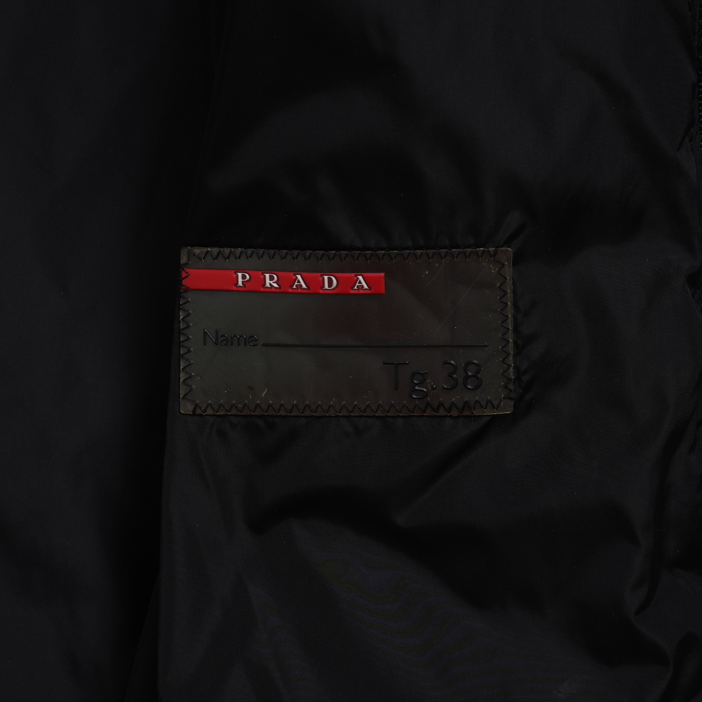 PRADA SPORT プラダ スポーツ / GORE-TEX ロング ナイロンコート 3WAYコート アウター / 280211 / size 38 (BLACK) 352077-yng