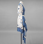 FENDI フェンディ / 美品 23SS リゾート 今田美桜 着用 / 星座モチーフ ゾディアックプリント シルク ドレープドレス  / ワンピース / FDC727 ANR4 / size 40 (MULTI COLOR) レディース