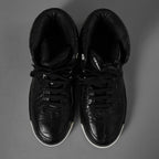 CHANEL シャネル / 19AW クロコ型押し カーフスキン ハイカット スニーカー / G35079 / size 37.5 (24.5cm) BLACK レディース 352078-izm