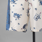 FENDI フェンディ / 美品 23SS リゾート 星座モチーフ ゾディアック プリント シルク メンズ ショートパンツ / FB0936 AO6X / size 44 (MULTI COLOR)