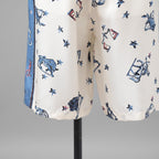 FENDI フェンディ / 美品 23SS リゾート 星座モチーフ ゾディアック プリント シルク メンズ ショートパンツ / FB0936 AO6X / size 44 (MULTI COLOR)