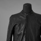 inarnation インカネーション / 22SS Sheep Object Dyed Shirt Jacket オーバーロック シープレザー シャツジャケット / size S (BLACK) 123017-alm