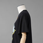 LOUIS VUITTON ルイヴィトン / 美品 20SS タンジェリンプリントTシャツ チェーン 半袖Tシャツ / RW222J N40 FNTS09 / size L (BLACK) レディース