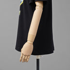 LOUIS VUITTON ルイヴィトン / 美品 20SS タンジェリンプリントTシャツ チェーン 半袖Tシャツ / RW222J N40 FNTS09 / size L (BLACK) レディース