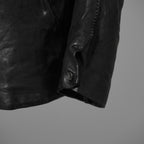 inarnation インカネーション / 22SS Sheep Object Dyed Shirt Jacket オーバーロック シープレザー シャツジャケット / size S (BLACK) 123017-alm