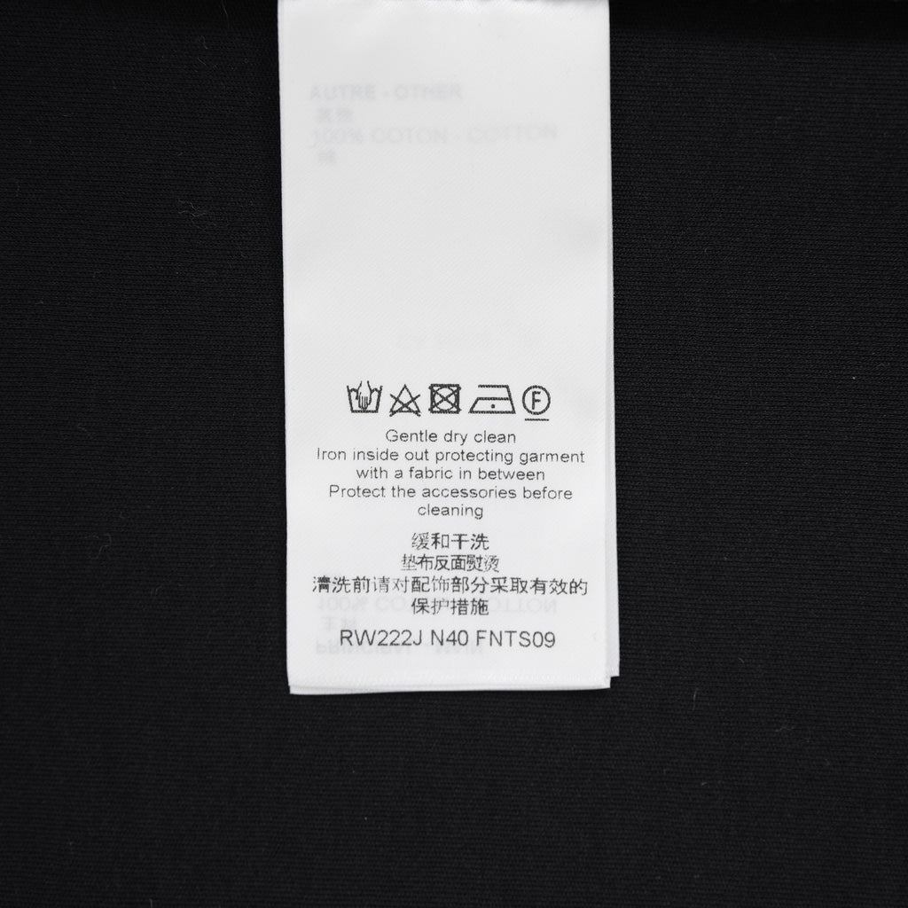 LOUIS VUITTON ルイヴィトン / 美品 20SS タンジェリンプリントTシャツ チェーン 半袖Tシャツ / RW222J N40 FNTS09 / size L (BLACK) レディース