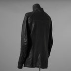 inarnation インカネーション / 22SS Sheep Object Dyed Shirt Jacket オーバーロック シープレザー シャツジャケット / size S (BLACK) 123017-alm