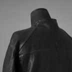 inarnation インカネーション / 22SS Sheep Object Dyed Shirt Jacket オーバーロック シープレザー シャツジャケット / size S (BLACK) 123017-alm