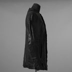inarnation インカネーション / 22SS Sheep Object Dyed Shirt Jacket オーバーロック シープレザー シャツジャケット / size S (BLACK) 123017-alm