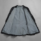 inarnation インカネーション / 22SS Sheep Object Dyed Shirt Jacket オーバーロック シープレザー シャツジャケット / size S (BLACK) 123017-alm