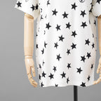 LOUIS VUITTON ルイヴィトン / 美品 22AW LVロゴ・スタープリント  チェーン / 半袖Tシャツ / 1AA9WZ / size M (WHITE) レディース