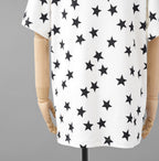 LOUIS VUITTON ルイヴィトン / 美品 22AW LVロゴ・スタープリント  チェーン / 半袖Tシャツ / 1AA9WZ / size M (WHITE) レディース