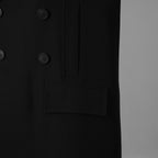 Rick Owens リックオウエンス / 美品 23AW LOXOR 期 / Black Sleeveless Slim Drella Coat コート ノースリーブ ドレラコート / RL02C7952-TWM / size 46 (BLACK) 352082-in-ue