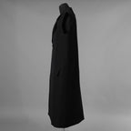 Rick Owens リックオウエンス / 美品 23AW LOXOR 期 / Black Sleeveless Slim Drella Coat コート ノースリーブ ドレラコート / RL02C7952-TWM / size 46 (BLACK) 352082-in-ue