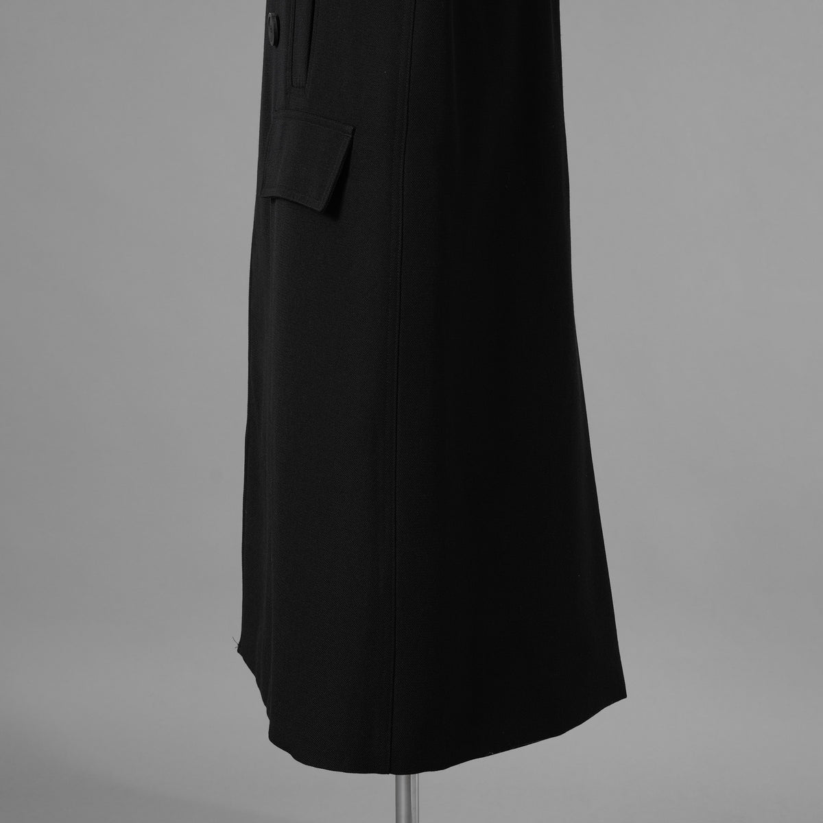 Rick Owens リックオウエンス / 美品 23AW LOXOR 期 / Black Sleeveless Slim Drella Coat コート ノースリーブ ドレラコート / RL02C7952-TWM / size 46 (BLACK) 352082-in-ue