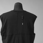 Boris Bidjan Saberi ボリスビジャンサベリ/ 美品 TANK ONE PIECE. RF F035 ノースリーブ タンクトップ / size XS (BLACK)