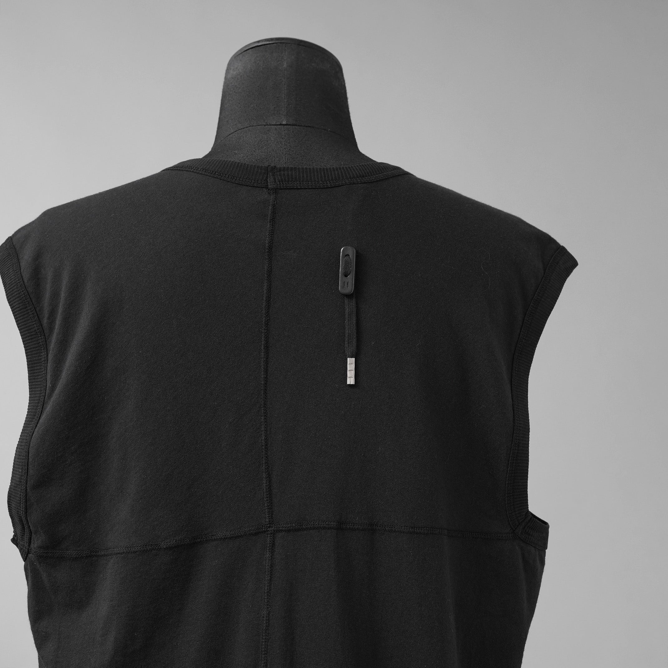 Boris Bidjan Saberi ボリスビジャンサベリ/ 美品 TANK ONE PIECE. RF F035 ノースリーブ タンクトップ / size XS (BLACK)