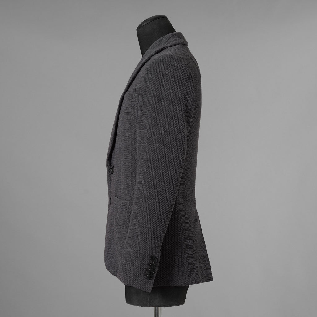 1PIU1UGUALE3 ウノピゥウノウグァーレトレ / 美品 22AW 直営店限定 UNCON JKT / 2B テーラード ジャケット / MRB702-PR116 / size 3 (GRAY)  123016-alm